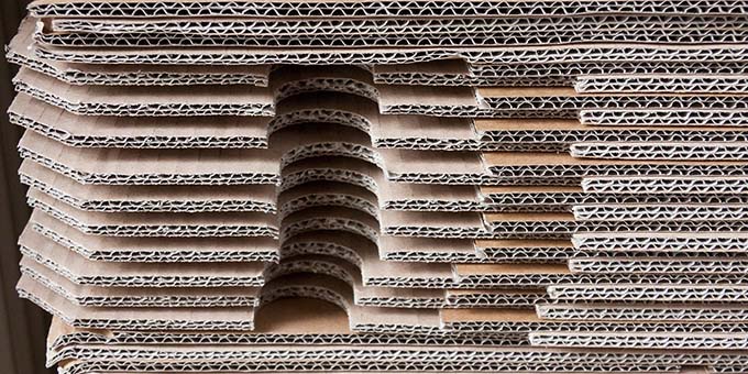 paper material packaging -corrugated paper